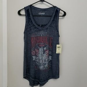 Lucky Brand Nashville Guitar Tank XS (NWT)